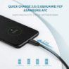UGREEN Câble USB Type C à USB 3.0 Supporte Charge Rapide et Data Sync 5Gbps pour Samsung Galaxy S9 S8 Plus Note 9 A8 2018 A7 