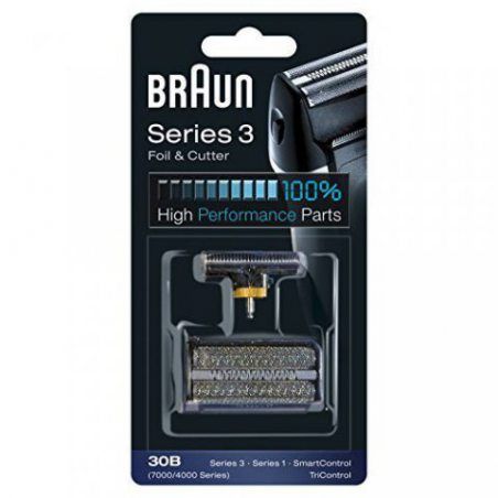 Braun Pièce de Rechange 30B Noire pour Rasoir Compatible avec les Rasoirs Series 3