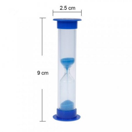 Anpro 6PCS Sabliers Minuterie Horloge de Sable Hourglass 6 Couleurs 30 sec / 1 Minute / 2 Minutes / 3 mins / 5 Minutes / 10 M