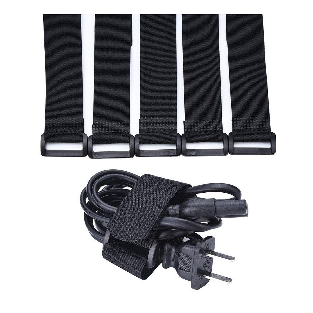 Attaches de Câble / Câbles Ties 10 Pack 300 mm x 25 mm (Noir)