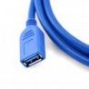 Zheino 0.5M Rallonge Câble USB 3.0 mâle A vers femelle USB 3.0-SuperSpeed A vers AM To AF d'Extension Rallonge câble, Bleu US