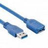 Zheino 0.5M Rallonge Câble USB 3.0 mâle A vers femelle USB 3.0-SuperSpeed A vers AM To AF d'Extension Rallonge câble, Bleu US