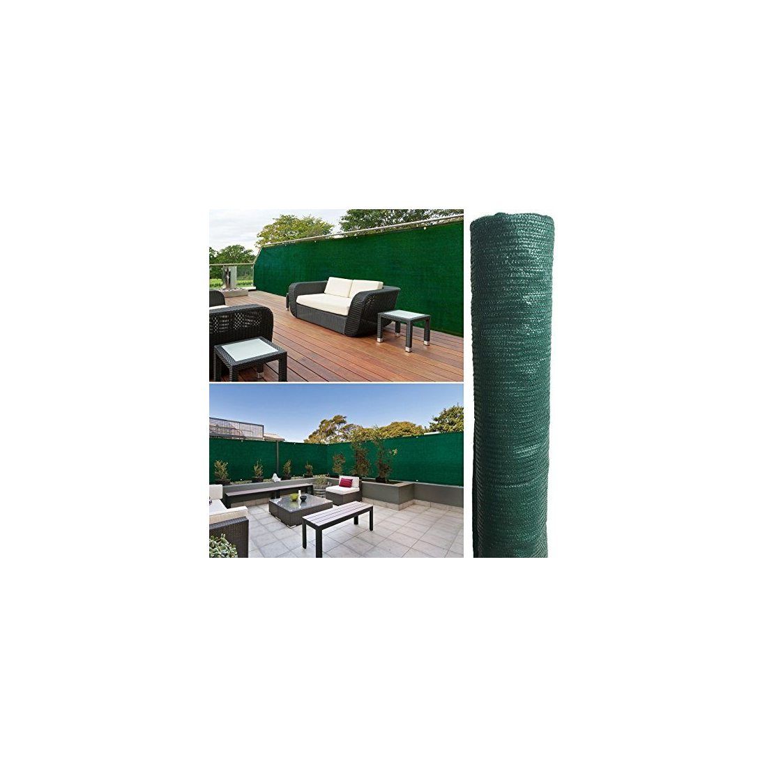 ProBache - Brise vue vert 1 x 10 m 90 gr/m² classique