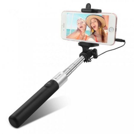 Perche de Selfie ,Coolreall® selfie stick extensible de poche  Bâton de Selfie avec télécommande câble pour iPhone, Android S