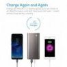 eeco Batterie Externe 20800mAh Quick Charge 3.0 USB- C 3 Ports Portable Power Bank Charge Secours Recharge Rapide pour Samsun