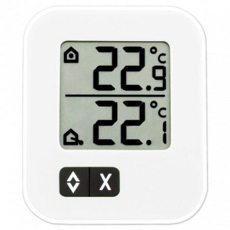 TFA Dostmann 91t30104302 Moxx Thermomètre Intérieur/Extérieur Digital
