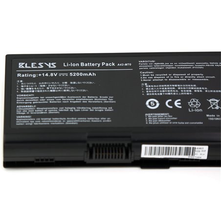 BLESYS - 5200mAh ASUS A42-M70 15G10N3792T0 15G10N3792YO Ordinateur portable Batterie ASUS M70V X71 intègrent G71 X72 N70SV sé