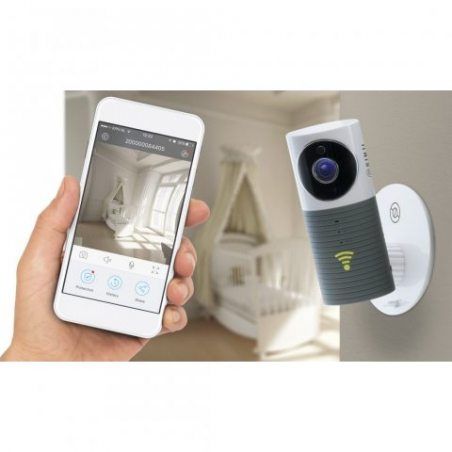 SINJI Indoor Smart WIFI Camera Webcam Wifi, Sans Fil