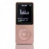 Swees Ultra-longue lecture de musique jusqu'à 70 heures Lecteur 8GB MP3 avec (soutien la carte mémoire de 64Go),Or Rose