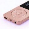 Swees Ultra-longue lecture de musique jusqu'à 70 heures Lecteur 8GB MP3 avec (soutien la carte mémoire de 64Go),Or Rose