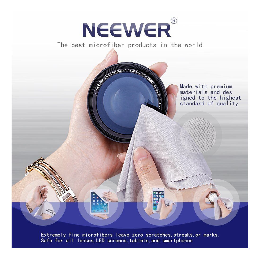 Neewer® 58mm Objectif Filtre Kit d'Accessoire pour Canon EOS 700D 650D 600D 550D 500D 450D 400D 350D 300D 1100D 1000D 100D 60