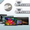 Câble Mini Displayport vers VGA (1,8 m, Plaqué Or), Câble Foinnex Mini DP (Thunderbolt) vers VGA pour Apple Mac, Macbook Pro,