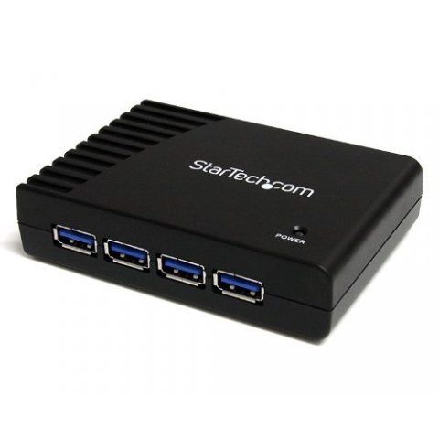 StarTech.com ST4300USB3EU Hub SuperSpeed USB 3.0 noir 4 ports