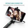 Anker Selfie Stick Selfie-Stangen Ausfahrbar [ohne Akku] Kabelgebunden Stab für iPhone 7 7plus 6s 6 5, Android Galaxy Nexus u