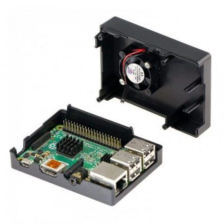 5 en 1 Kit pour Raspberry Pi 3 modèle B, 5V 2.5A Chargeur Adaptateur Alimentation Câble marche/arrêt cas noir HDMI vers HDMI 