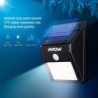 8 LED eclairage exterieur imperméable, Mpow eclairage terrasse Sans Fil Détecteur de Mouvement avec Trois Modes Intelligents 