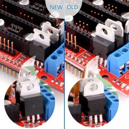 Kits d'imprimantes 3D Controller RAMPS 1.4 + Mega 2560 R3 + 5 pièces pilote A4988 moteur pas à pas avec dissipateur + LCD 128