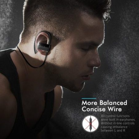 Écouteurs Bluetooth 4.1+CSR Mpow Écouteur Bluetooth Sans Fil Oreillette Bluetooth Sport Intra Auriculaire Stéréo Audio Casque