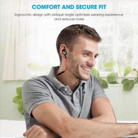 SoundPEATS Oreillettes Bluetooth 4.1 Écouteurs Magnétiques sans Fil pour Sport Casque Anti-transpiration, Bruit Réduit pour O