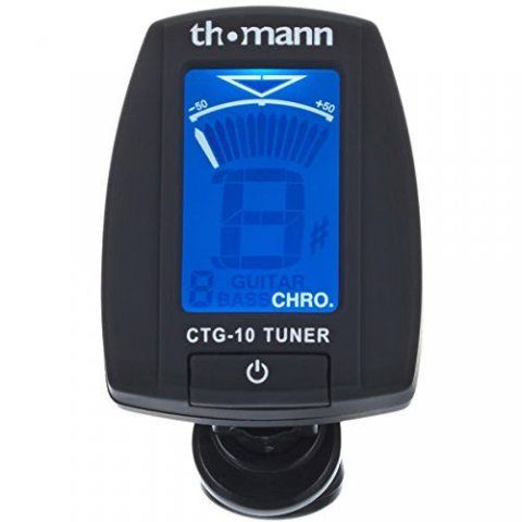 Thomann CTG-10 - Accordeur chromatique à pince pour guitare acoustique, électrique, basse