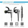 SoundPEATS Écouteurs Bluetooth 4.1 AptX Stéréo Intra-auriculaires Casque Sport sans Fil Oreillettes Magnétiques avec Micro po