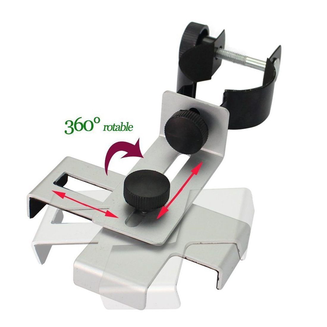 Gosky Métal Smartphone adaptateur et support de fixation pour trépied pour longue-vue/télescope/microscope/Jumelles 31. 75 mm