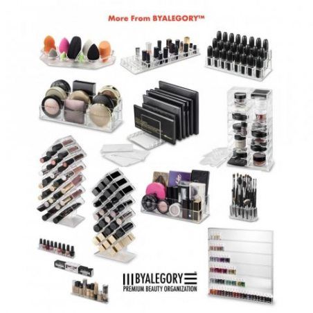 Support acrylique Eye/Lip Liner Organisateur & Beauty Care 26 un espace de rangement – byalegory (Clear)