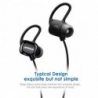 Mpow Écouteurs Bluetooth Sport sans Fil ,Oreillettes CVC6.0 Réduction de Bruit,Casque Étanche IPX7 Ecouteur Intra Auriculaire