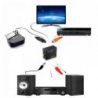 Musou Convertisseur Numérique-Analogique Audio Adaptateur avec Câble Audio Optique | DAC Toslink Coaxial Optique vers RCA L/R