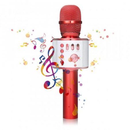 Bluetooth Microphone Karaoké, NASUM sans fil 4.1 de haut-parleur de Machine pour la voix et chant Enregistrement, pour adulte