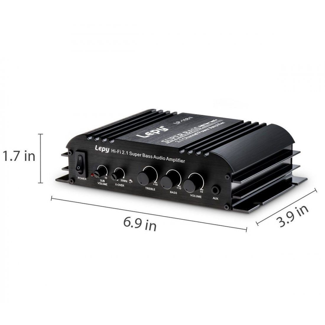 LEPY LP-168S Amplificateur de puissance stéréo audio Super Bass HI-FI de 1 p. 100 AMP pour appareils audio domestiques de voi