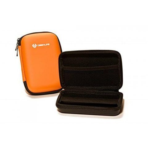 Case4Life Orange 2,5” rigide housse Étui disque dur externe pour Western Digital WD Elements / My Passport Ultra / Edge / Mac