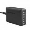 Chargeur Secteur Universel 6 Ports USB RAVPower (Sortie 60W / 12A 5V, Technologie iSmart, International 100 - 240V) Adapteur 