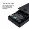 AUKEY Batterie Externe 20000mAh, Power Bank 2 Ports Entrée (Micro USB + Lightning), pour iPhone X/ 8/ Plus/ 7/ 6s, Samsung S8