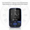 AGPTEK Mp3 Bluetooth 4.0 Lecteur Mp3 8Go avec pince, écran en couleur, Fonction podomètre, Bleu foncé
