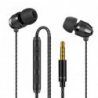 Modohe Ecouteurs intra-auriculaire - Écouteurs Filaire Stéréo Anti-bruit Jack 3.5mm avec Microphone intégré compatible avec A