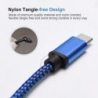[Lot de 2] Câble USB Type C en Nylon, BeneStellar Haute Vitesse USB 3.1 Type C vers Norme Type A USB 3.0 Câble de Charge pour