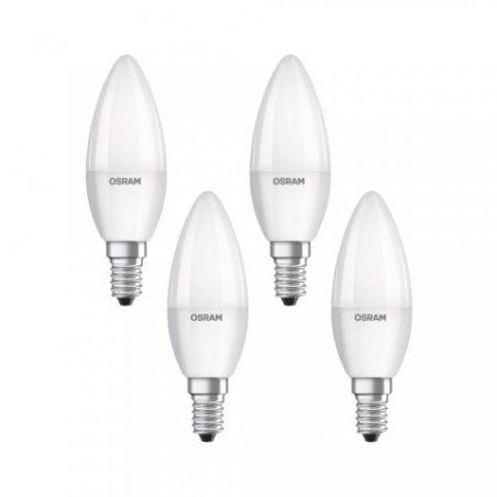 Osram 4058075819610 Ampoule LED Plastique 5,00 W E14 Blanc 4 pièces