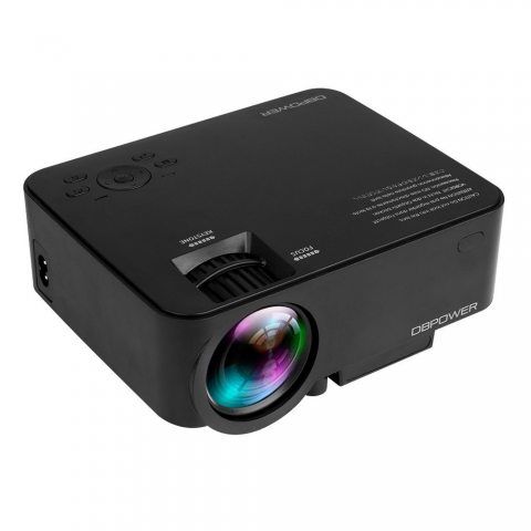 VidéoProjecteur, DBPOWER T20 Mini Projecteur, Projecteur Portable LED Full HD Support 1080P Livré Avec Câble HDMI USB / SD / 