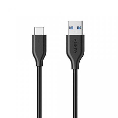 Câble USB C vers USB 3.0 de 90 cm Anker PowerLine+ Extra Solide avec une Pochette pour Appareils USB Type C ( Samsung Galaxy 