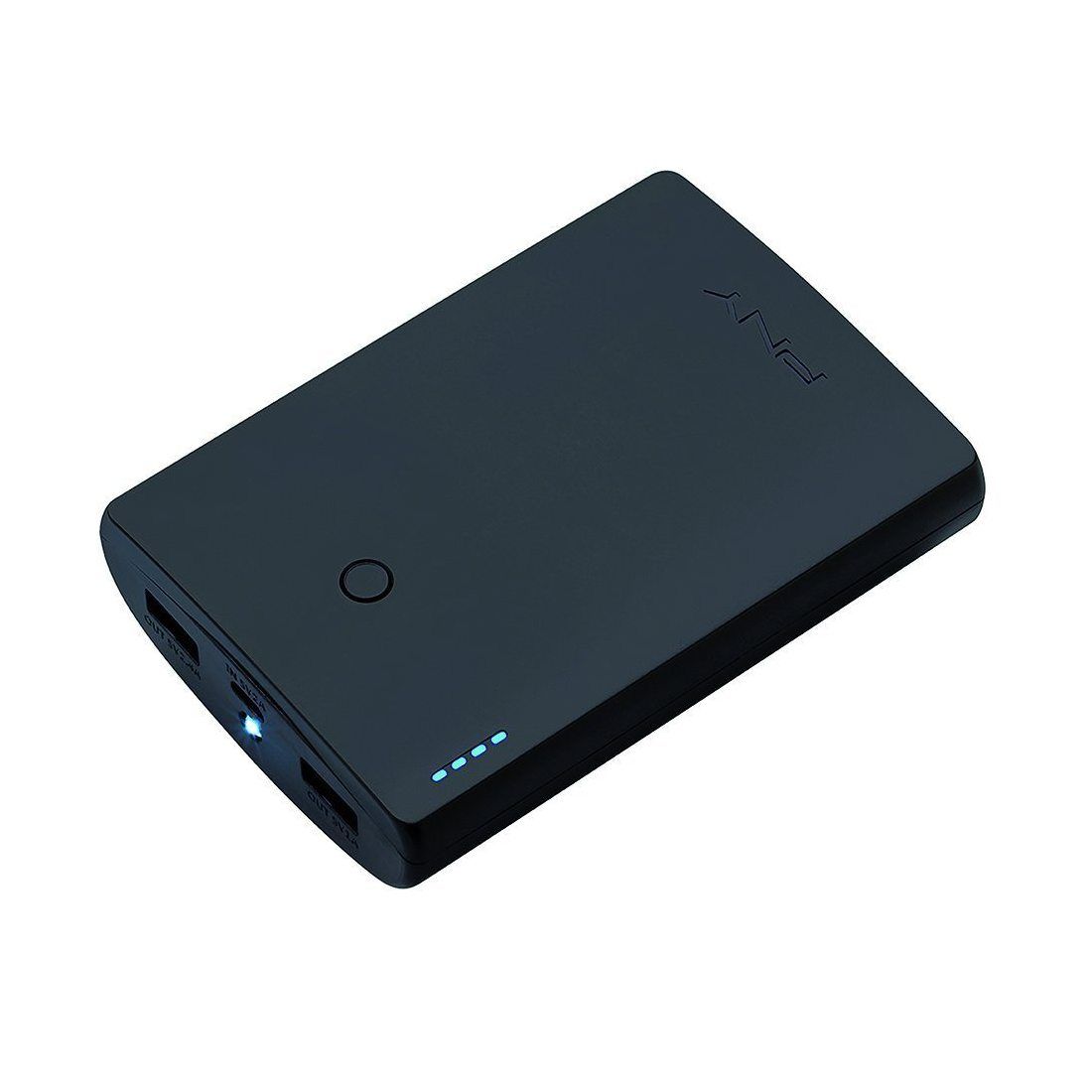 PNY Curve 10400 Batterie externe téléphone portable rechargeable 10400 mAh pour smartphone Noir