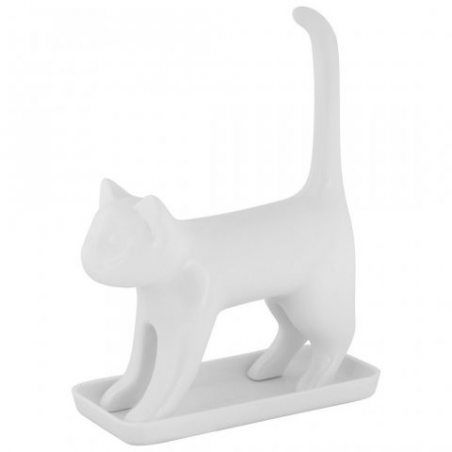 Forte Fin Bum chats miauler taille-crayon Nouveauté cadeau d'amusement - Blanc