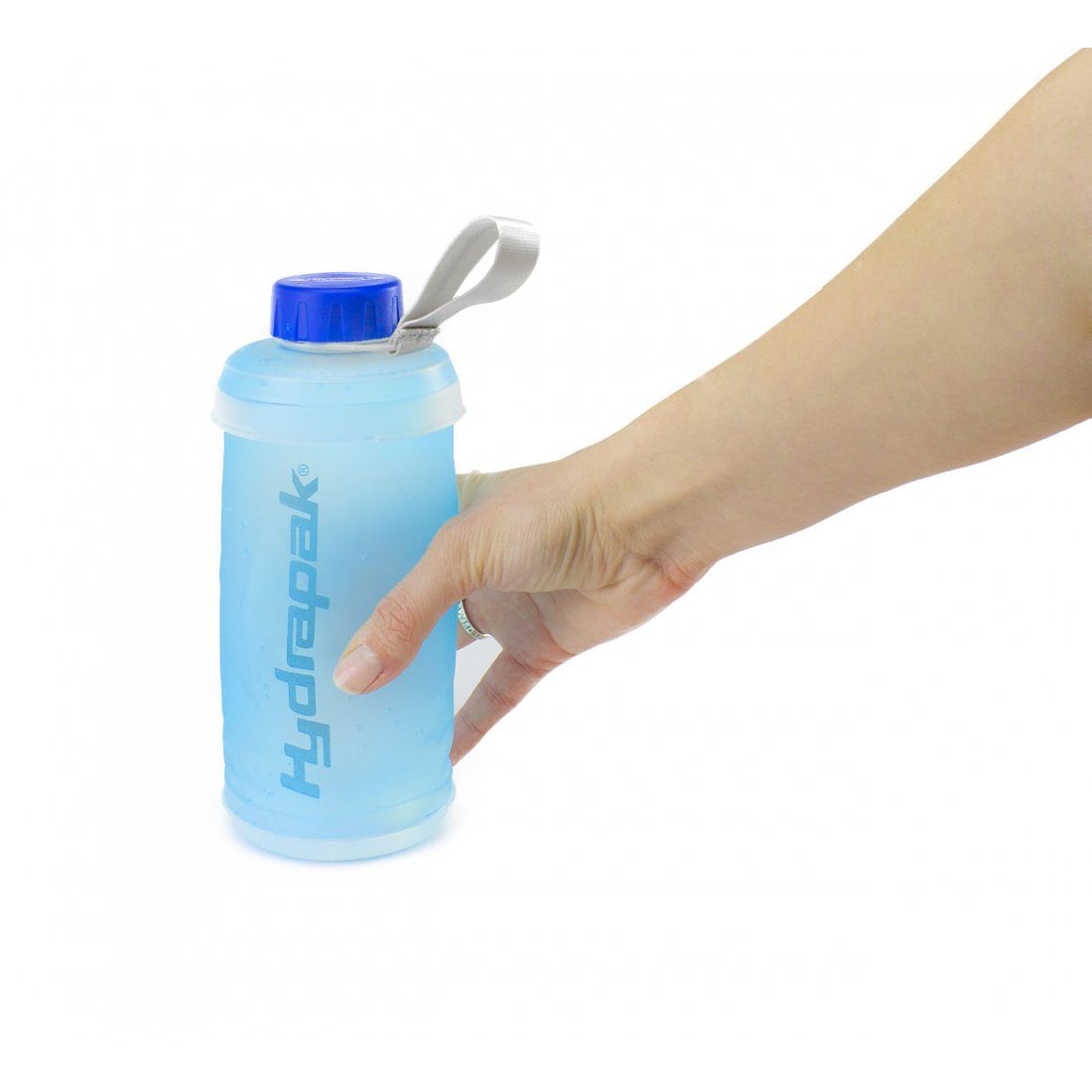 HYDRAPAK STASH 750 COLLAPSIBLE WATER BOTTLE 750 ML (BLUE)