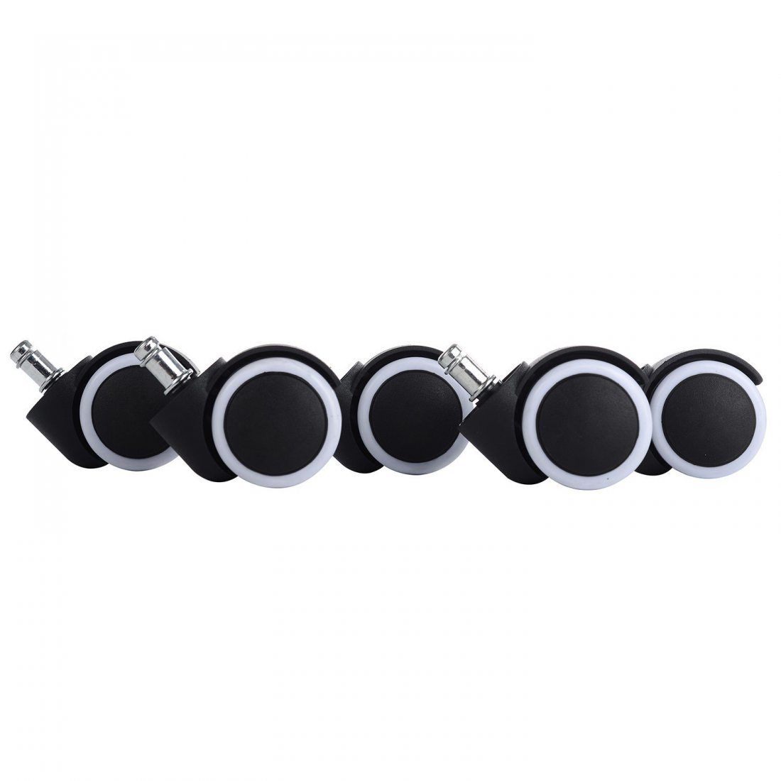 LIHAO 5pcs roulettes Universelles et Résistantes à l’Abrasion pour Sols Durs 10/50 mm roulettes