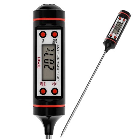 BOMIEN Digital Thermomètre Numérique 300 Degrés Stylo Type Test Sonde Inox Cuisson Viande BBQ Barbecues Maison Cuisine