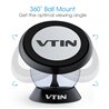 VTIN 360 Degrés Mini Support Magnétique Rotatif Support Collant de Dashboard pour iPhone 7 iPhone 7Plus iPhone SE 6S 6S Plus 