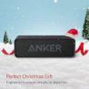 Anker SoundCore Enceinte Bluetooth Portable Stereo avec Batterie Durée de 24 Heures, Micro Intégré et Port de Basses pour Son