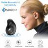 Oreillette Bluetooth, Ecouteurs Bluetooth 4.1 Sans Fil Double Stéréo Casques avec Micro et l’Étui de Chargement avec iPhone i